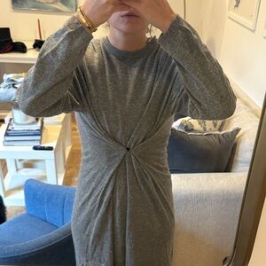 Zara Heather Gray Knit Top